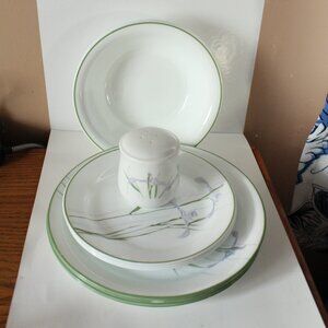 Corelle Shadow Iris Pattern Lot of 10 Pieces
